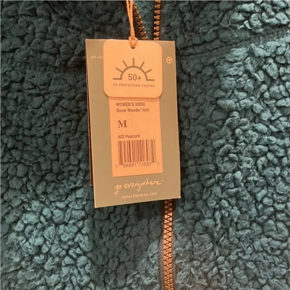 NWT Royal Robbin’s Snow Wonder Sherpa Fleece Sleeveless Vest/Medium - Picture 5 of 12